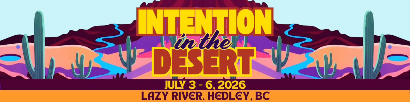 Intention in the Desert (Summer Intention 2026) website banner